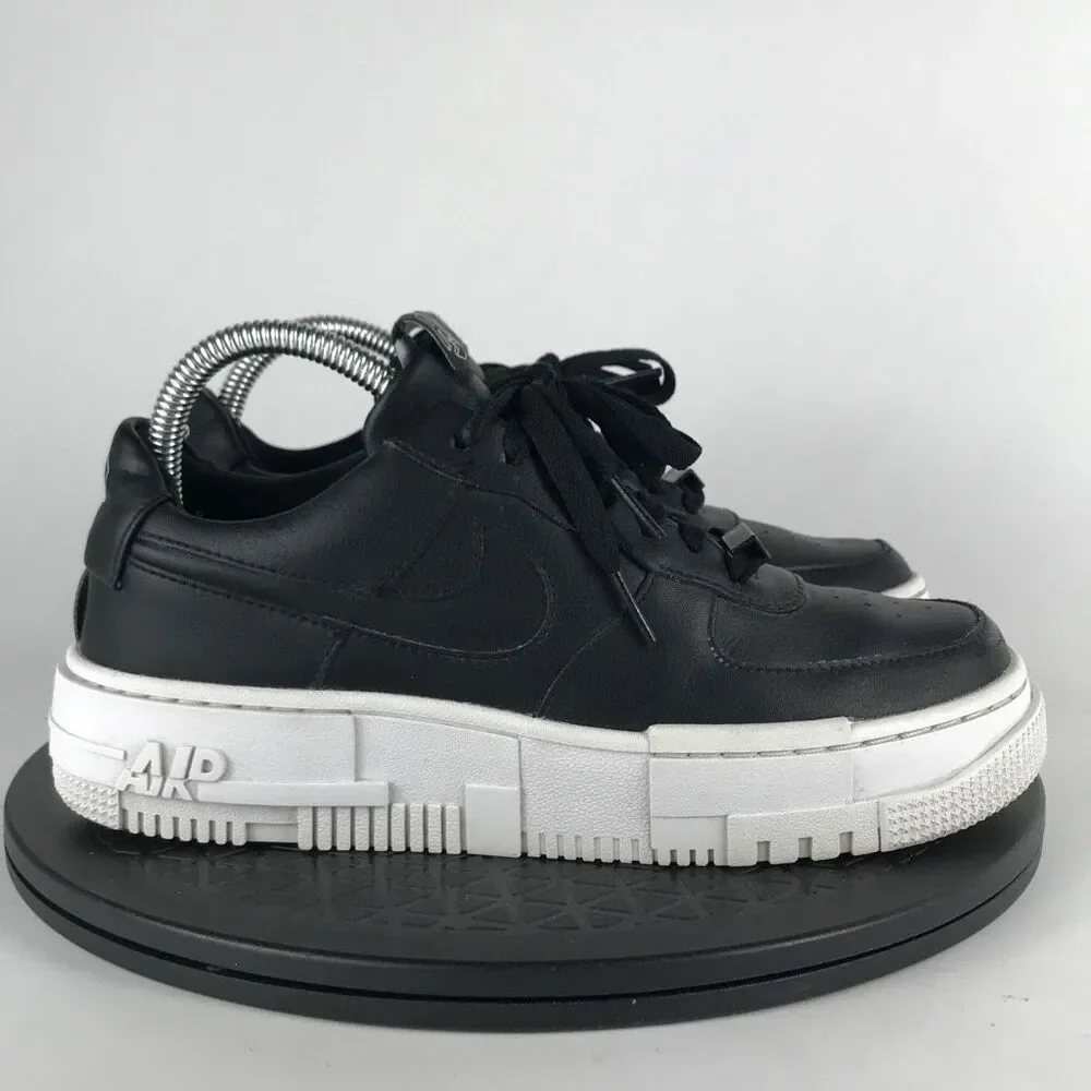 Nike Air Force 1 Pixel Black/White Athletic Shoes CK6649-001 Women’s Size 8 - Picture 4 of 12